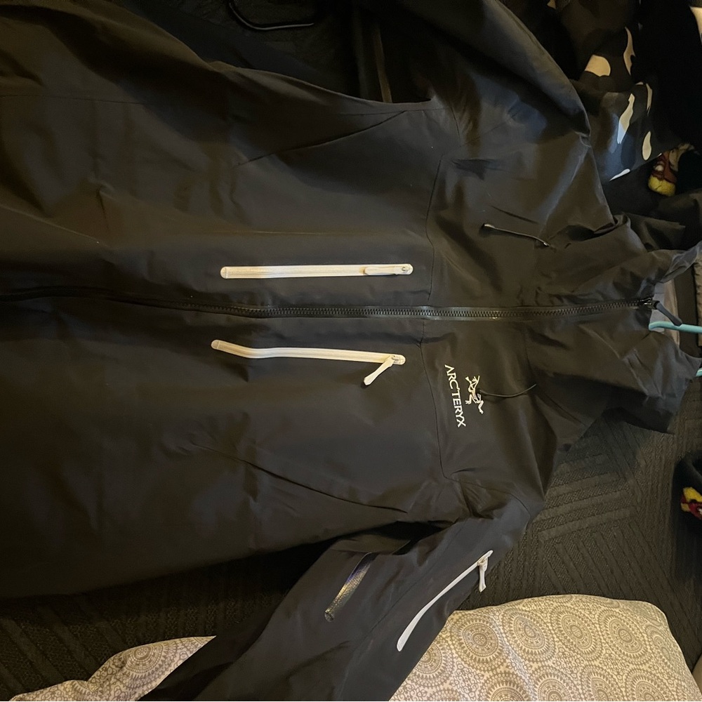 Arc'teryx Black Jacket with White Accents
